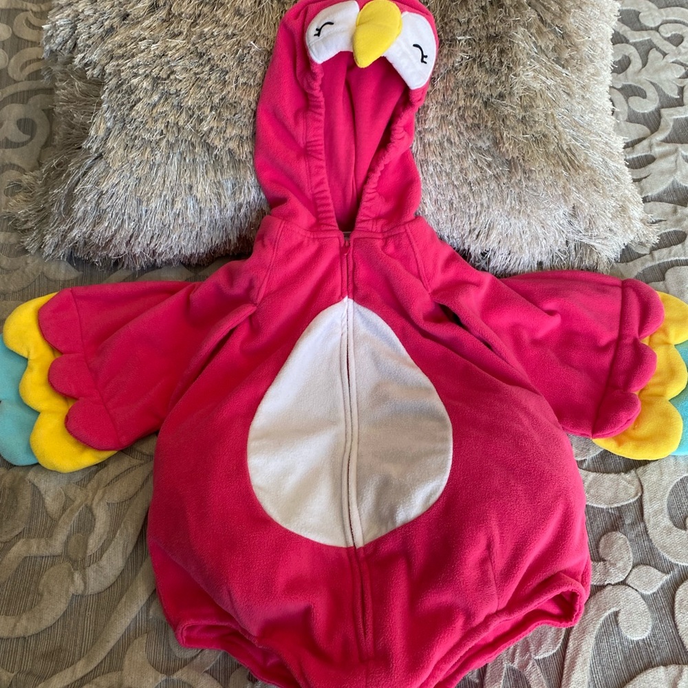💖 Carters Baby Costume Pink parrot size 24M